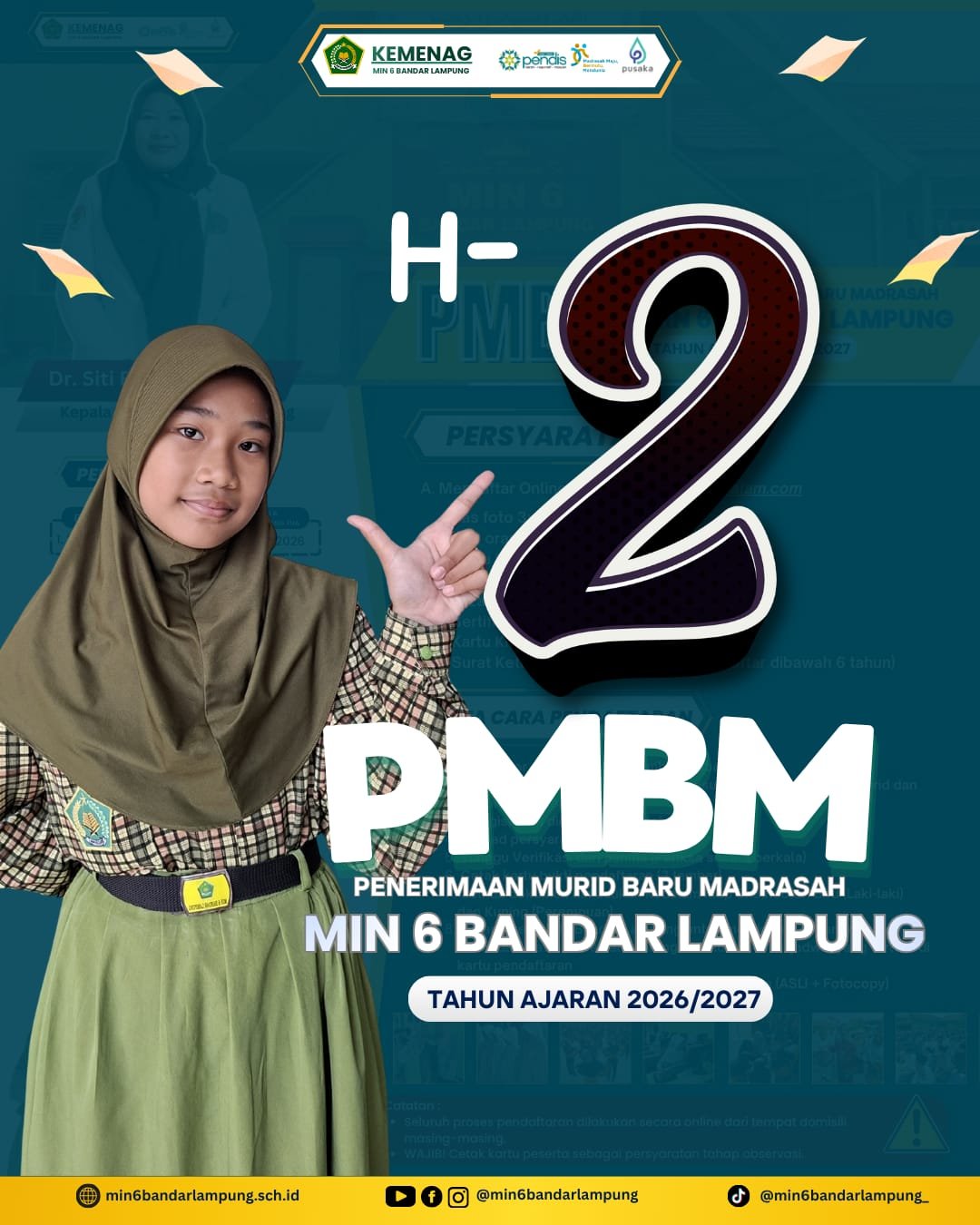 H-2 Menuju PMBM MIN 6 Bandar Lampung :  Pastikan Semua Berkas Calon Peserta Didik Telah Siap