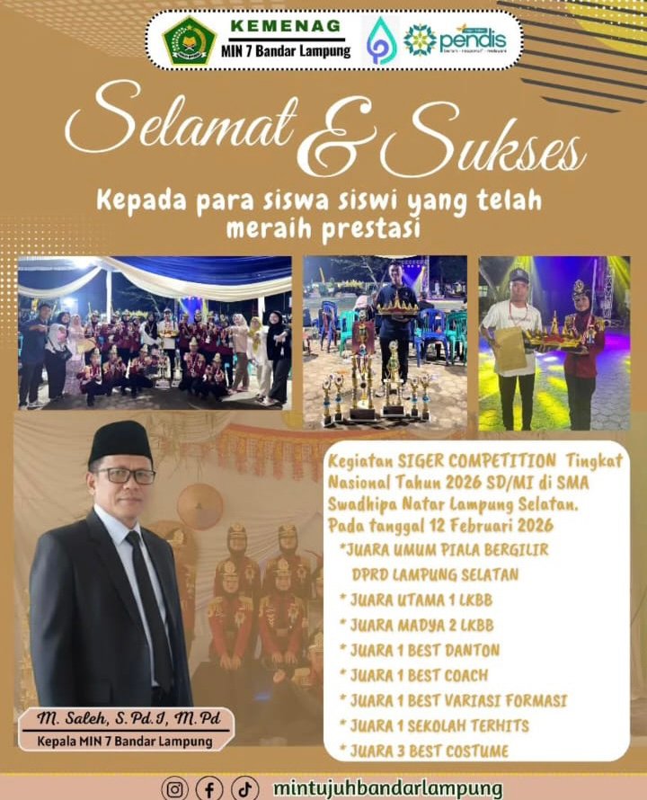 Kegiatan SIGER COMPETITION Tingkat Nasional Tahun 2026 SD/MI di SMA Swadhipa Natar Lamoung Selatan