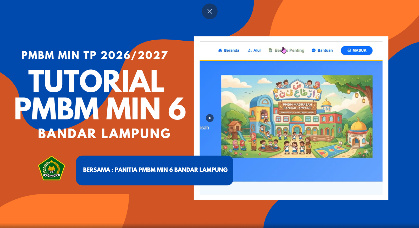 TUTORIAL PMBM MIN 6 BANDAR LAMPUNG