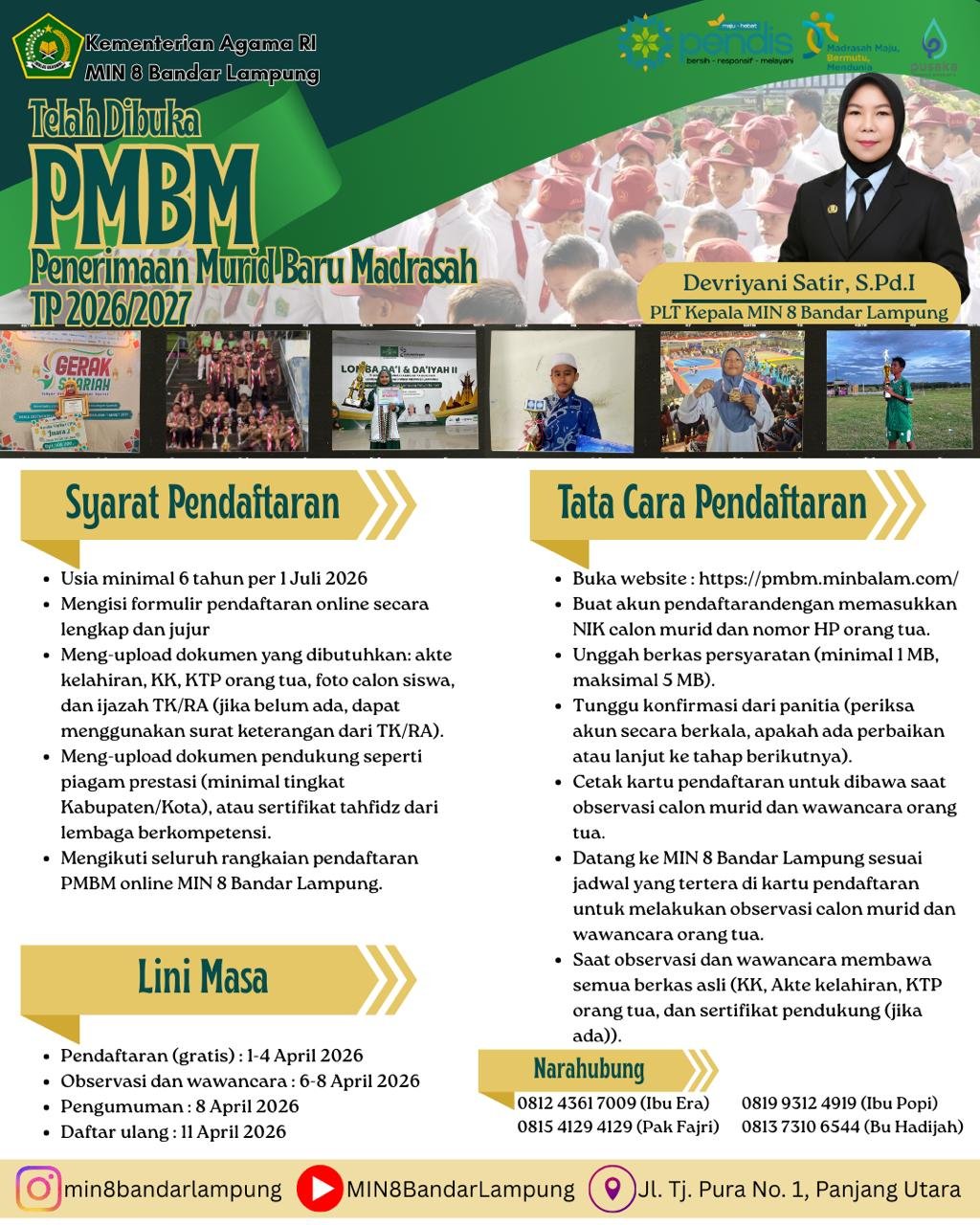 Syarat dan kelengkapan berkas PMBM