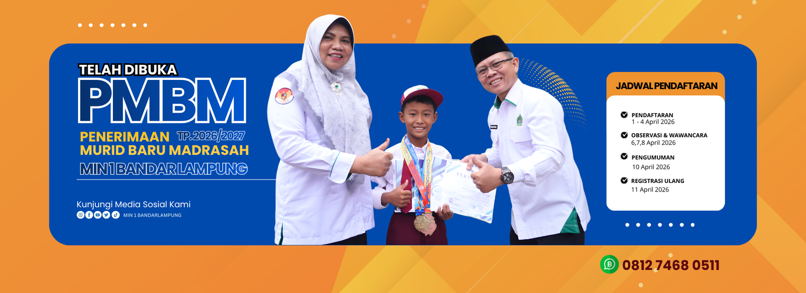 PMBM MIN 1 BANDAR LAMPUNG T.A. 2026-2027