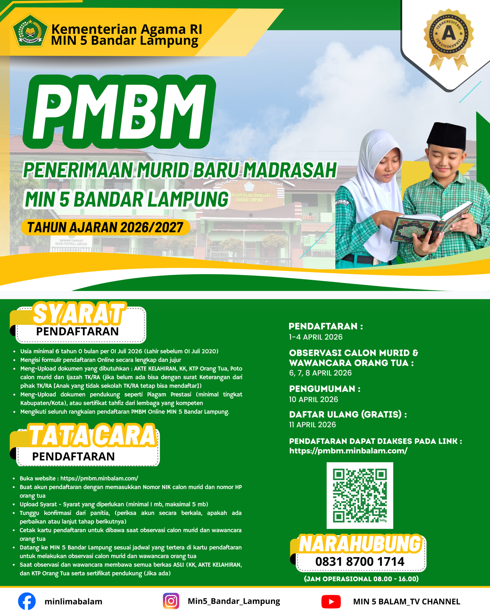 PMB MIN 5 Bandar Lampung 