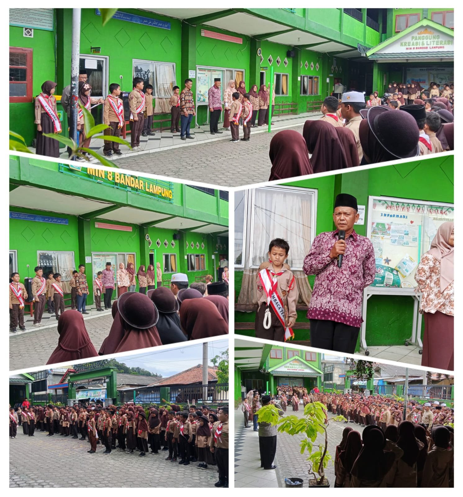 Kegiatan Penurunan Bendera Setiap Hari Sabtu 